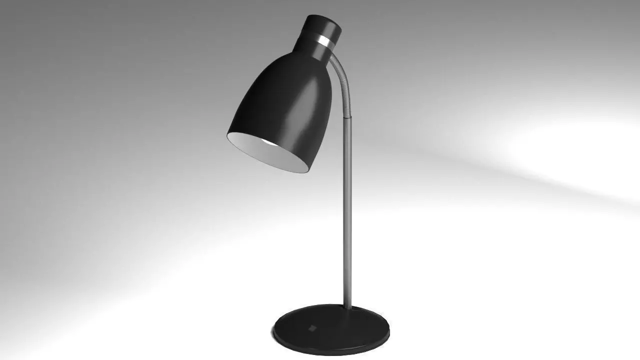 Desk Lamp - Minimalist - Low Poly Option Low-poly 3D model_0