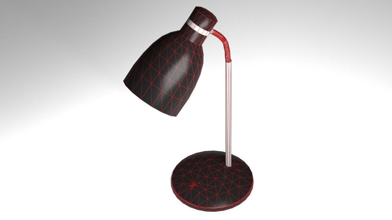Desk Lamp - Minimalist - Low Poly Option Low-poly 3D model_3