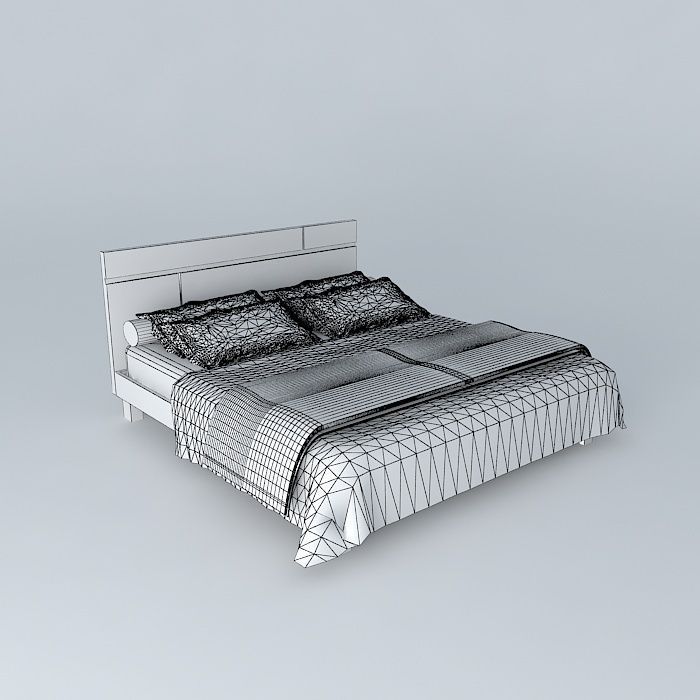 Bedset bed 3D model_3