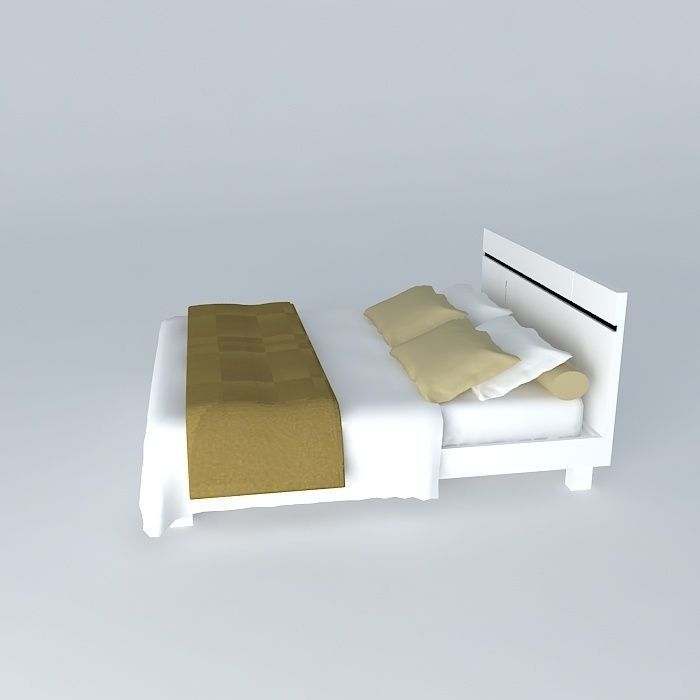 Bedset bed 3D model_2