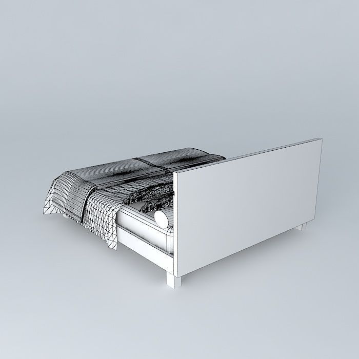 Bedset bed 3D model_4