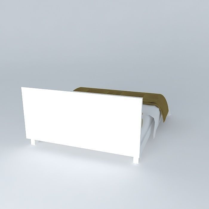 Bedset bed 3D model_1