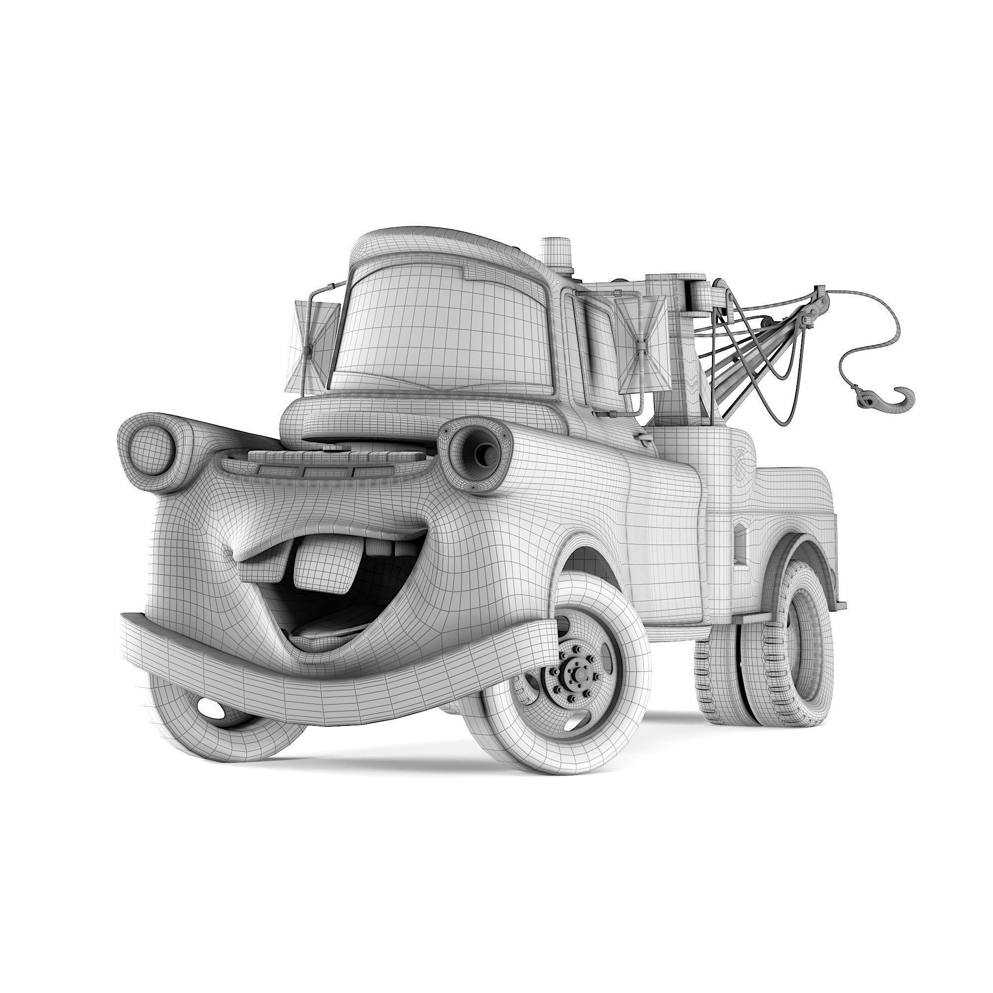Tow Mater CARS 3D model_4