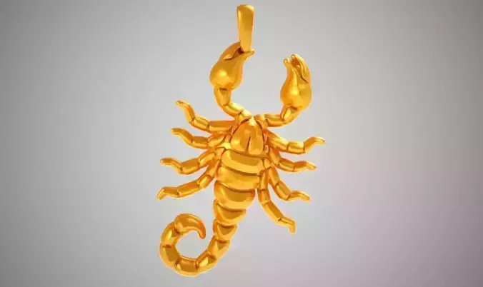 Scorpion Necklace 3D print model