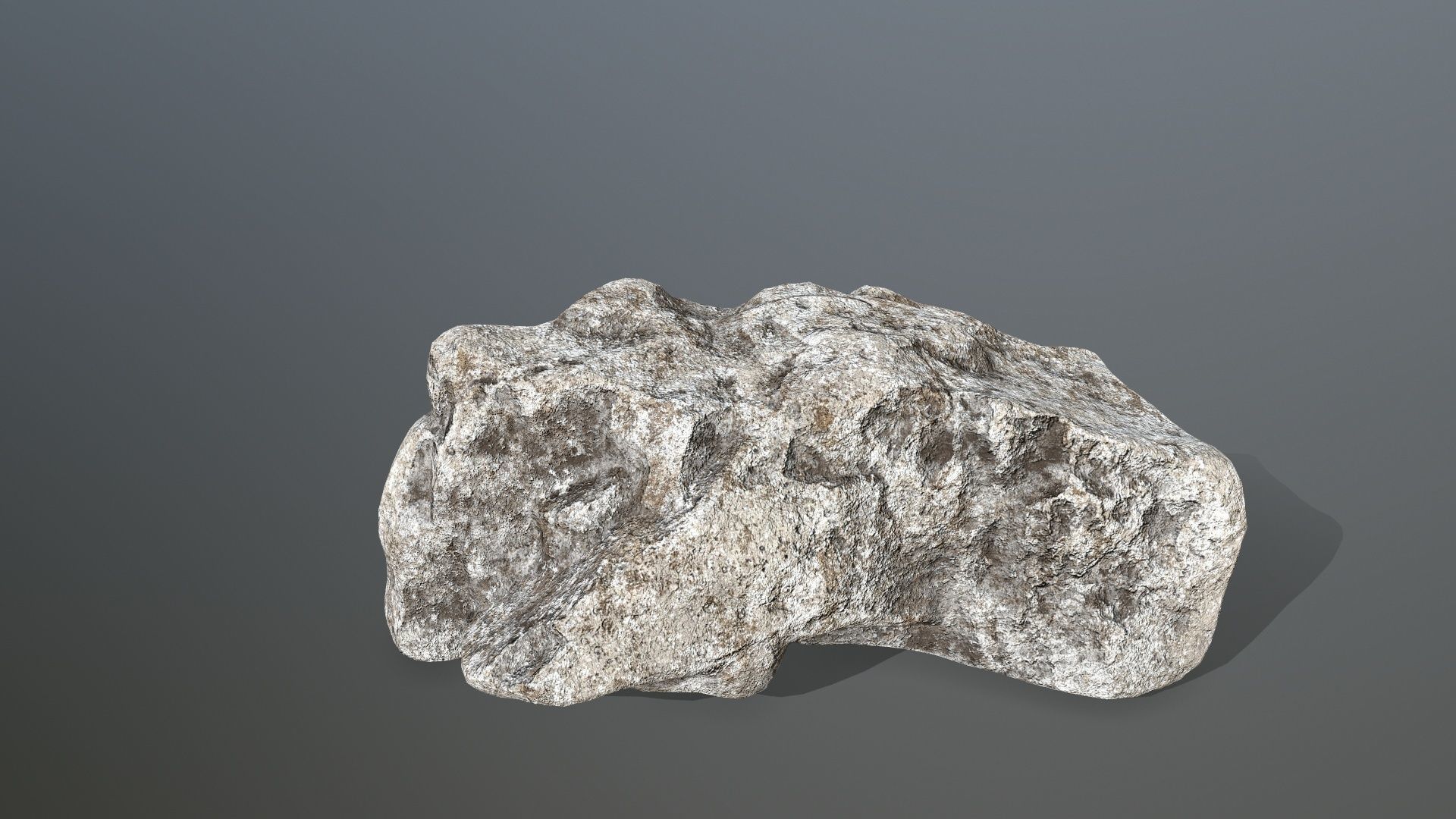 rocks rock Low-poly 3D model_10