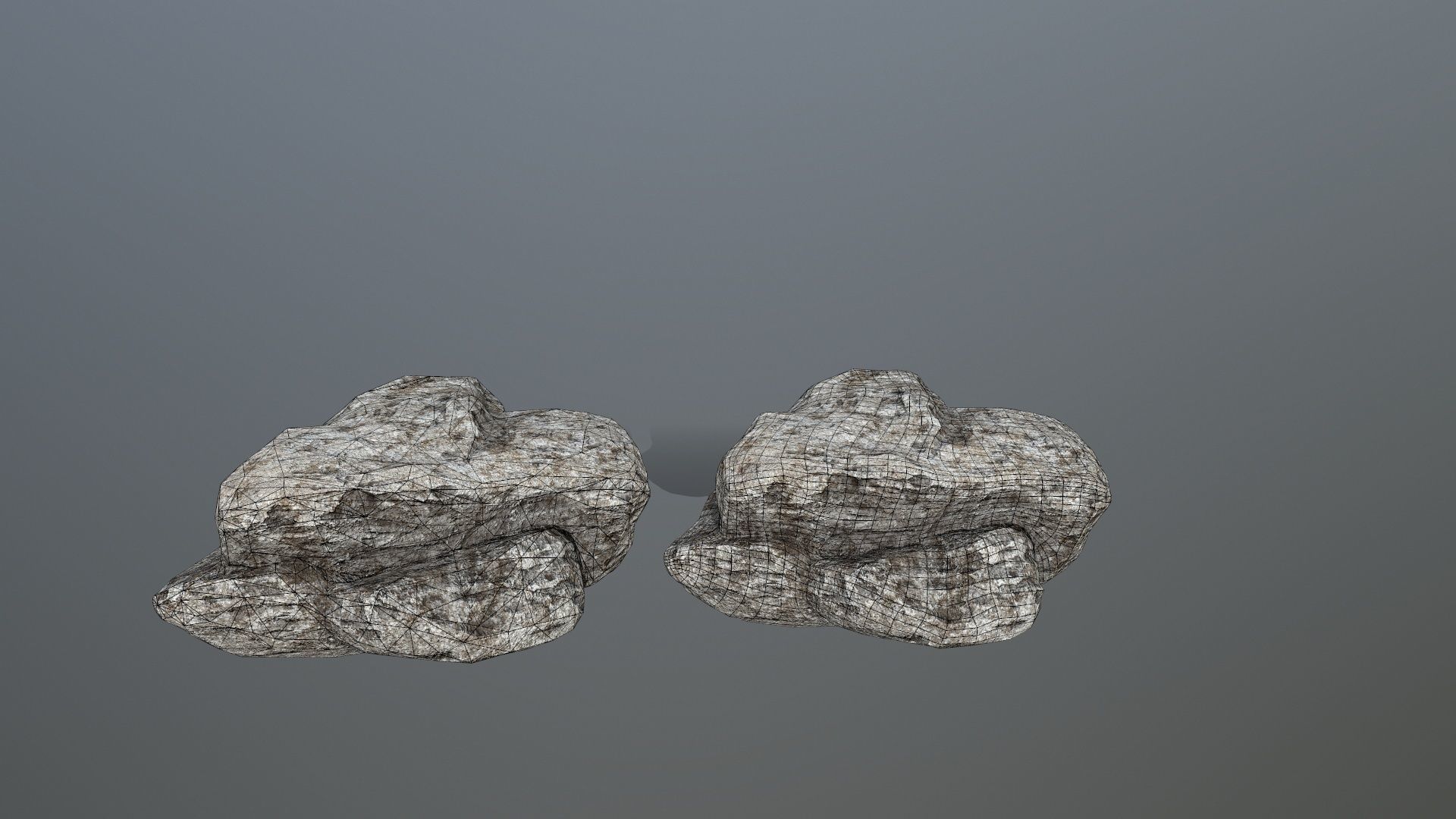 rocks rock Low-poly 3D model_22