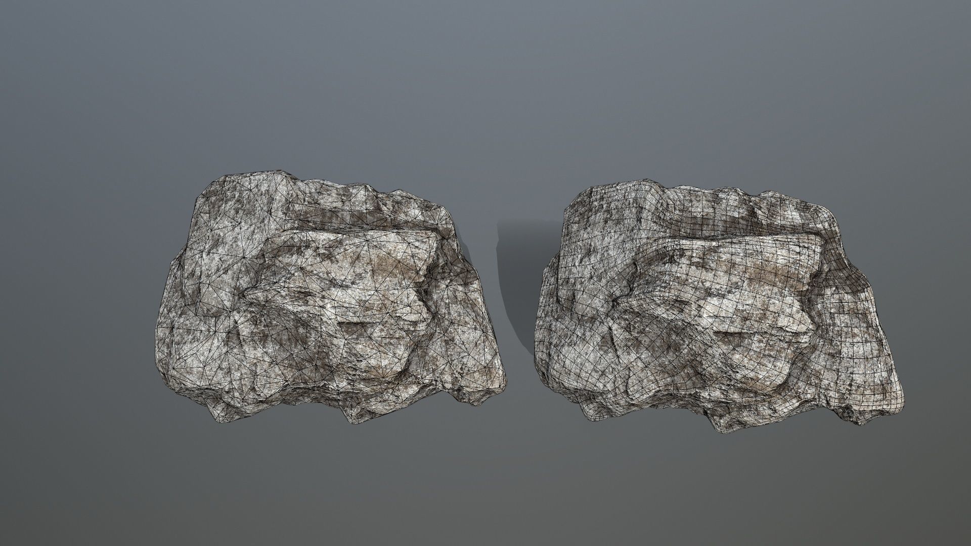 rocks rock Low-poly 3D model_24