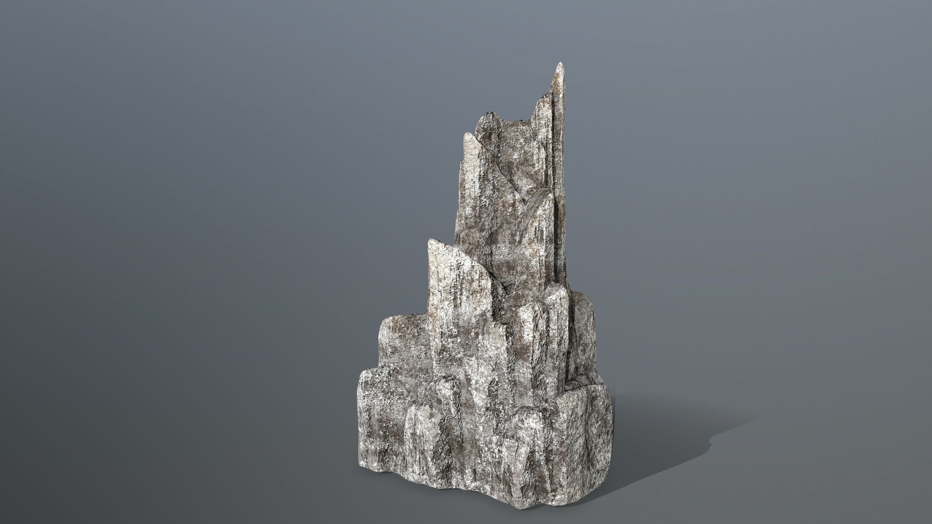 rocks rock Low-poly 3D model_7