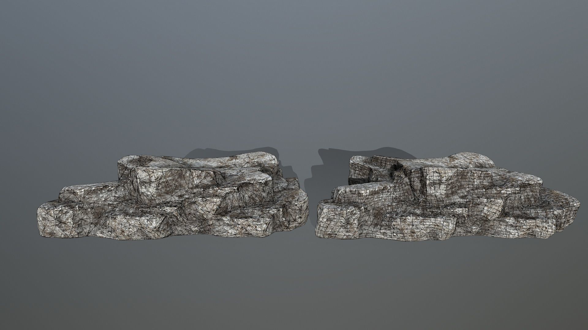 rocks rock Low-poly 3D model_23