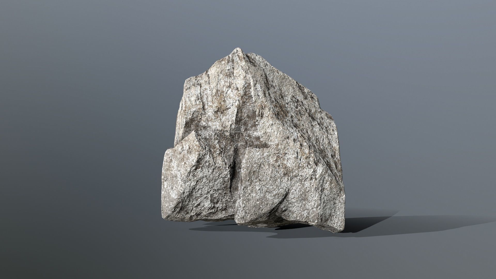 rocks rock Low-poly 3D model_3