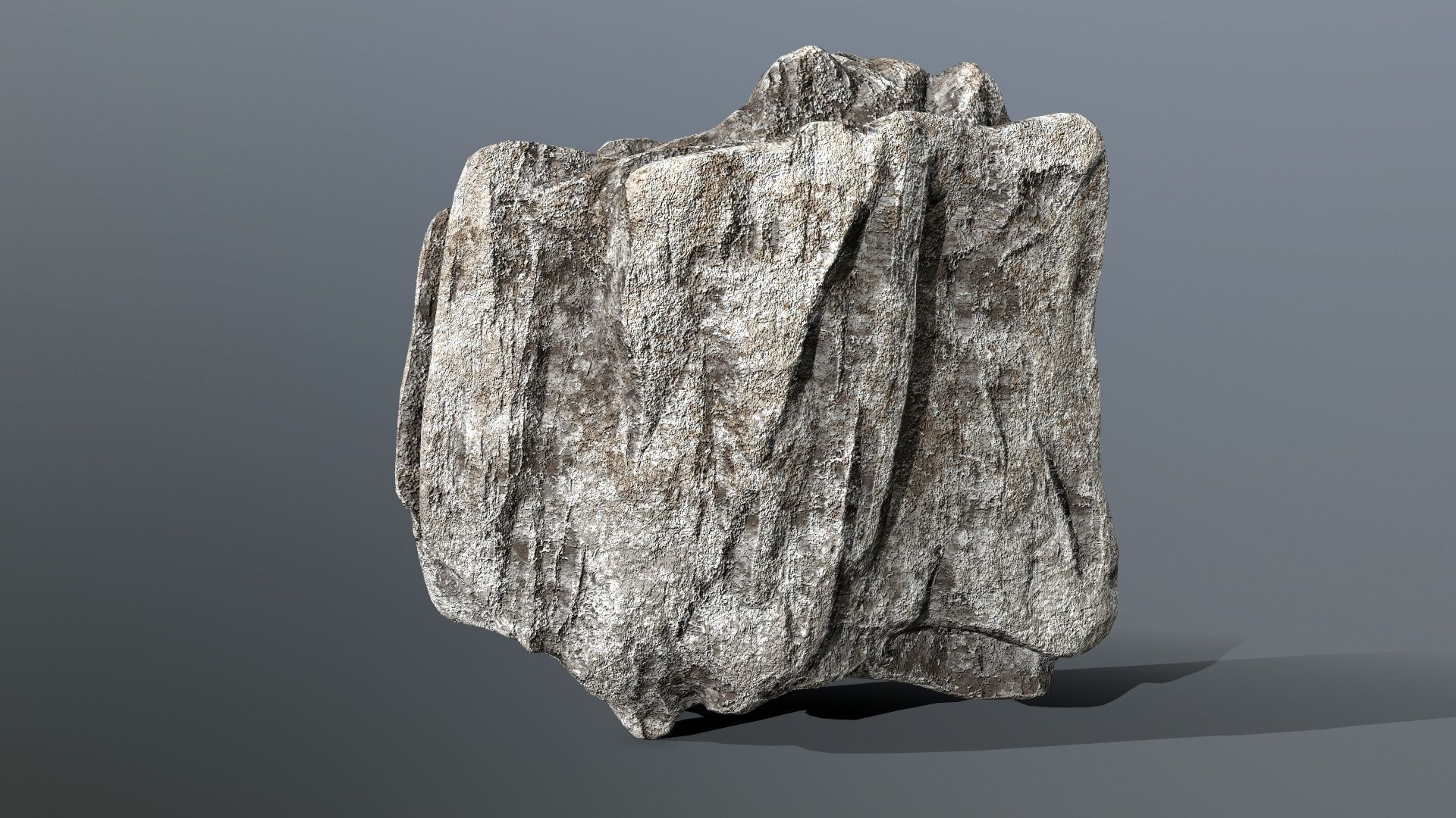 rocks rock Low-poly 3D model_4