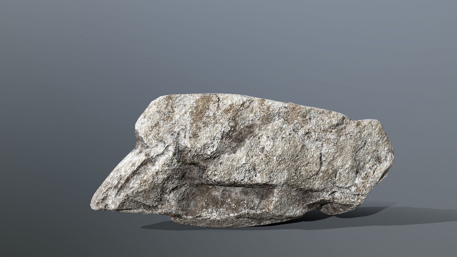 rocks rock Low-poly 3D model_15