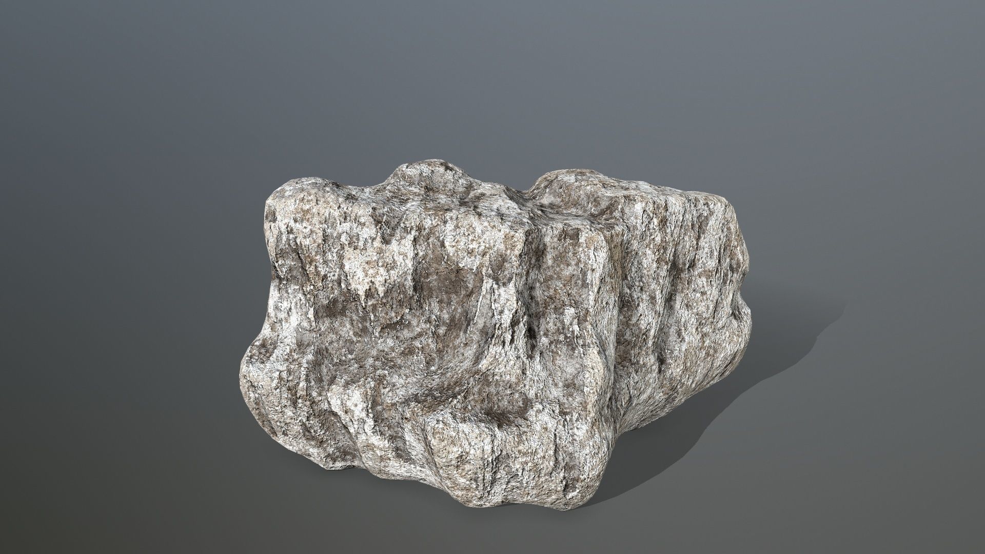 rocks rock Low-poly 3D model_9