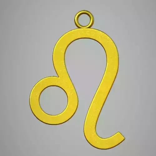Pendant zodiac sign in gold