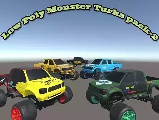  Low Poly Monster Turks pack-2