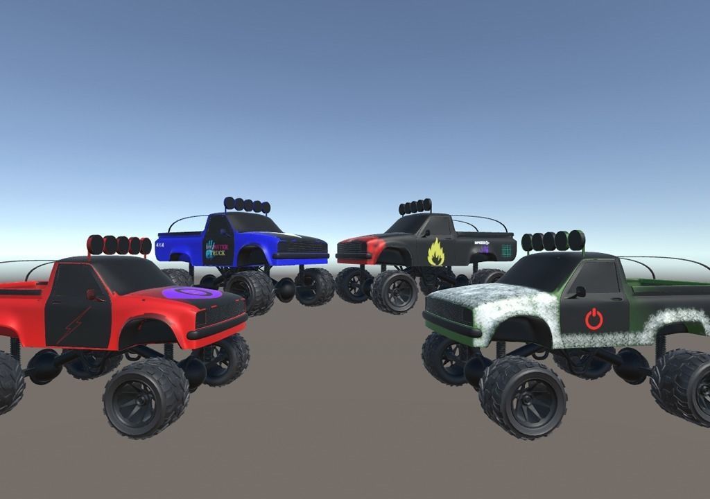  Low Poly Monster Turks pack-1 Low-poly 3D model_6