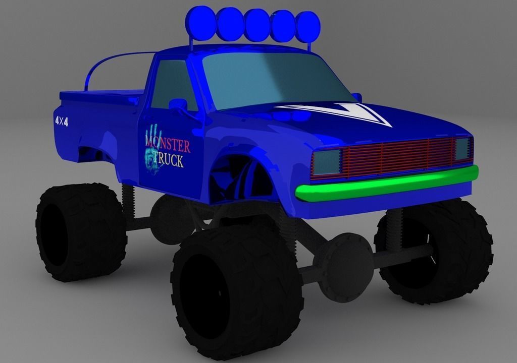  Low Poly Monster Turks pack-1 Low-poly 3D model_3