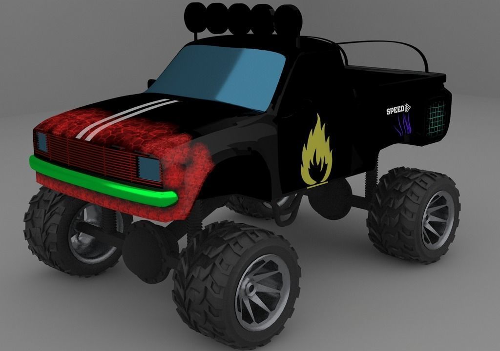  Low Poly Monster Turks pack-1 Low-poly 3D model_4