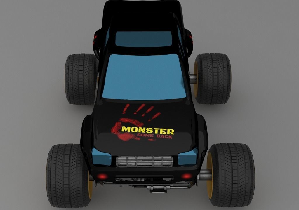 3 - Low Poly Monster Turks Package Low-poly 3D model_9