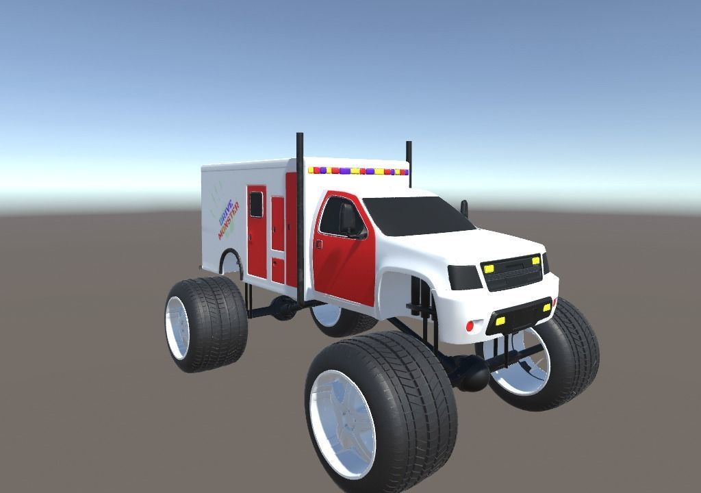 3 - Low Poly Monster Turks Package Low-poly 3D model_17