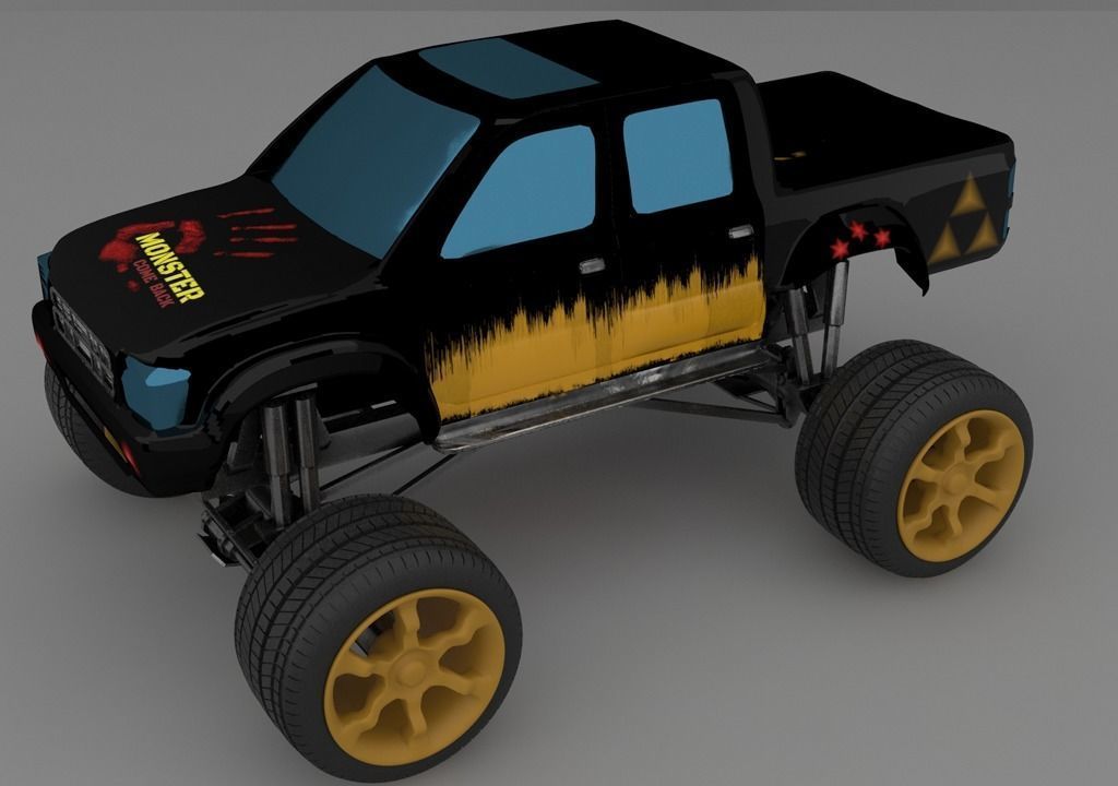 3 - Low Poly Monster Turks Package Low-poly 3D model_8