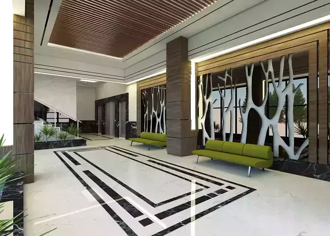 Cinema 4D Interior Scene