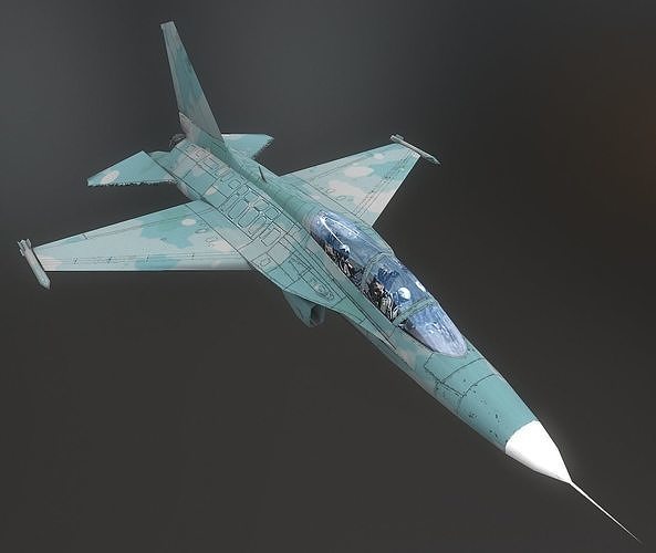 T50i Golden Eagle Low-poly 3D model