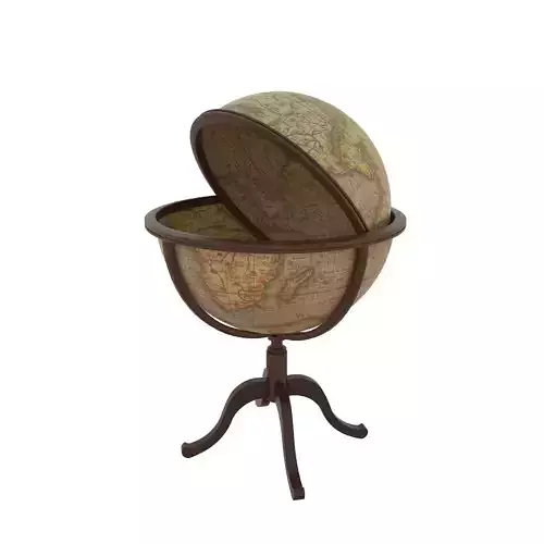 Vintage globe bar 3D model