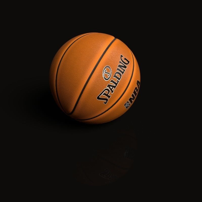 Spalding Basketball Free 3D model_0