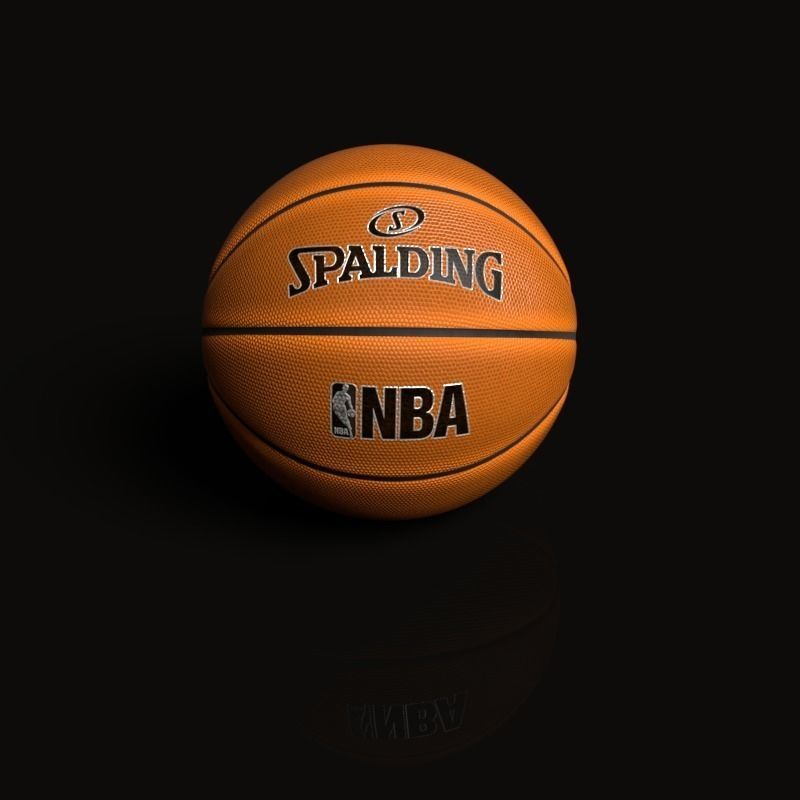 Spalding Basketball Free 3D model_1