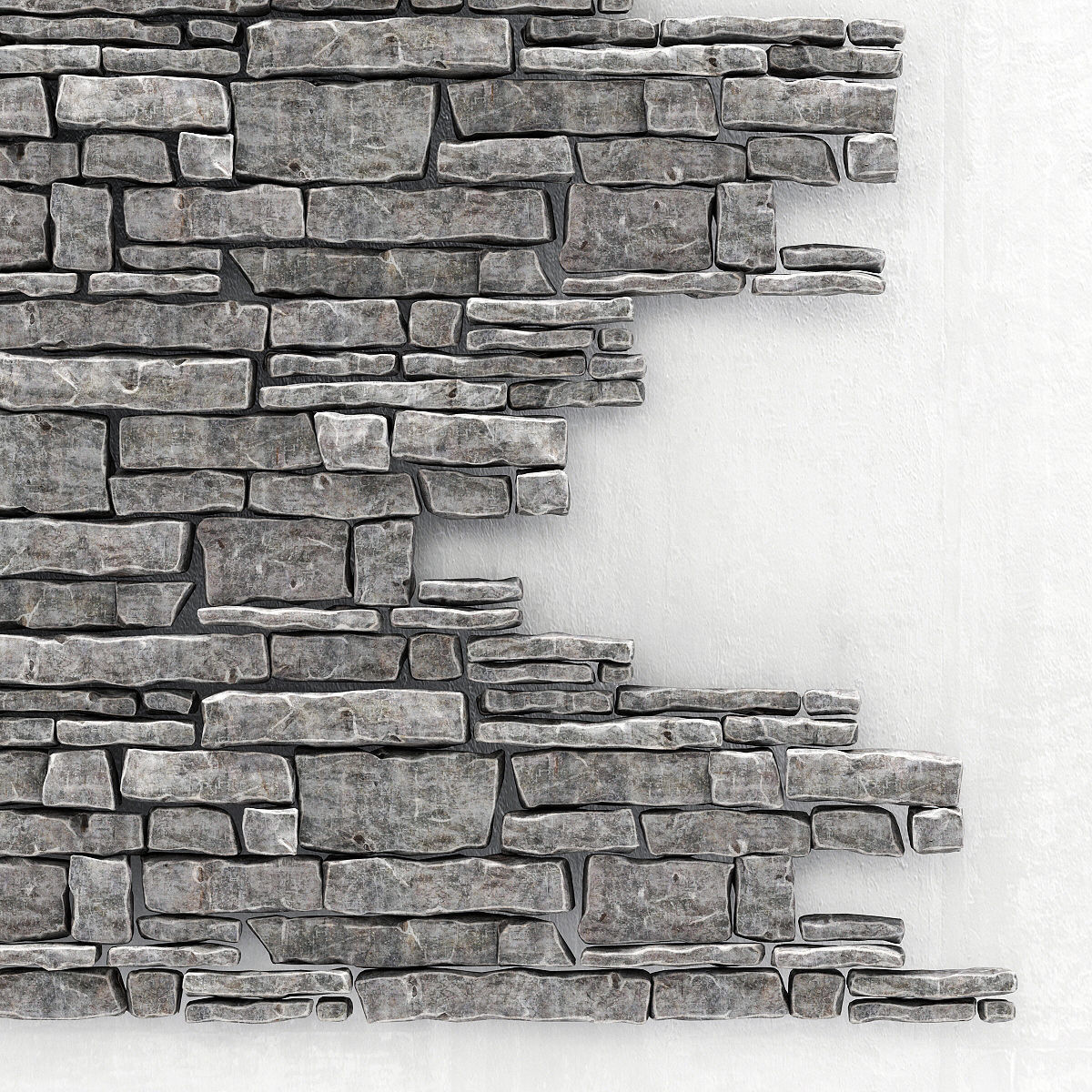 Clinker brick 3D model_3