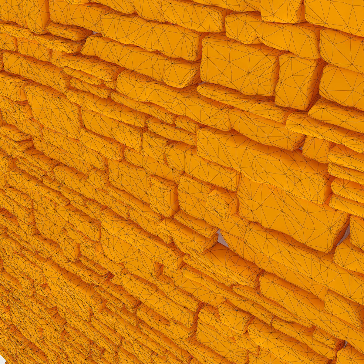 Clinker brick 3D model_9