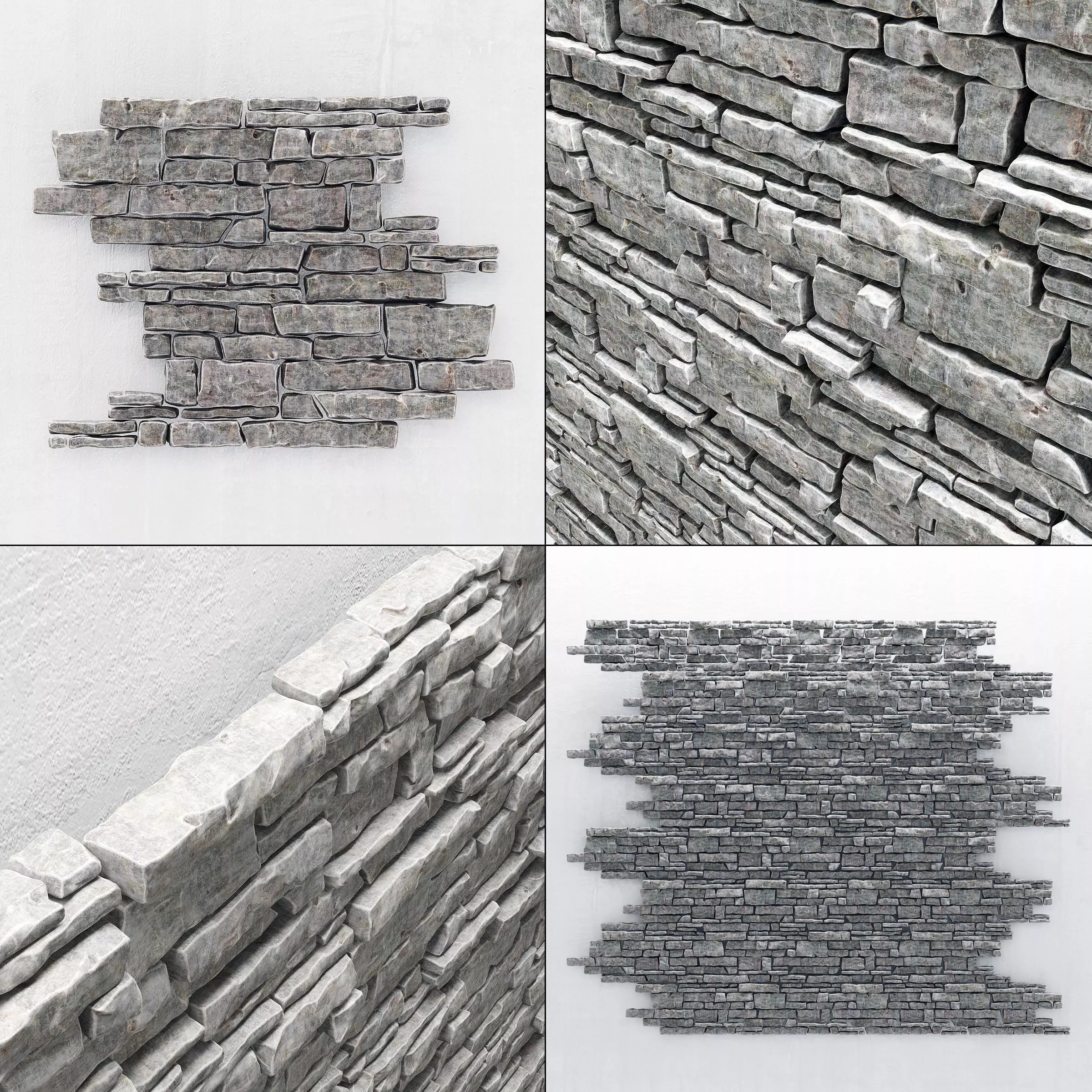 Clinker brick 3D model_0