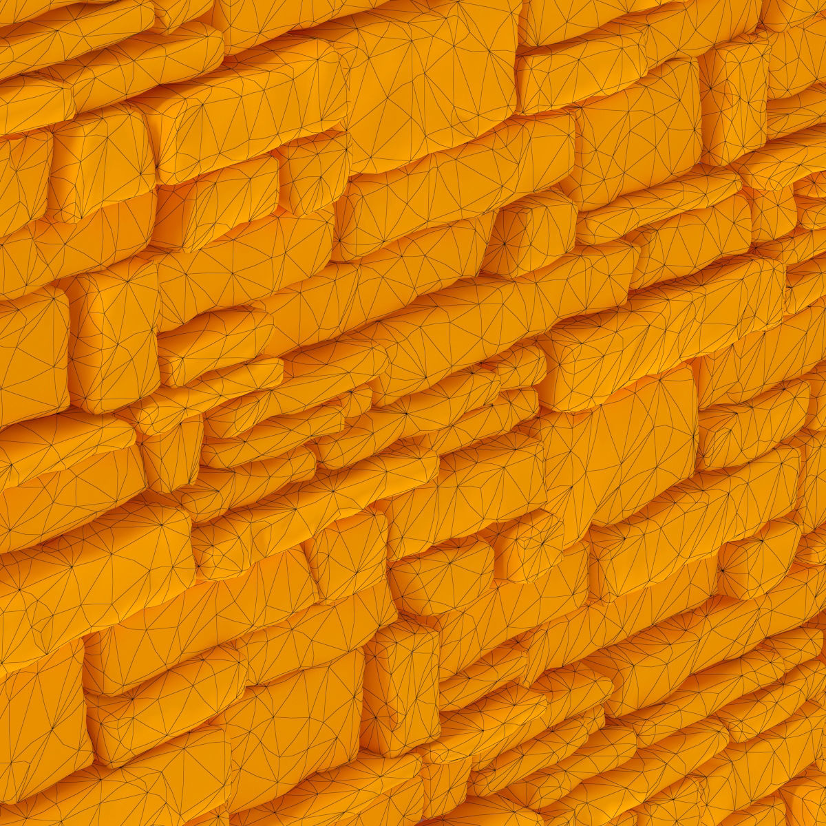 Clinker brick 3D model_7