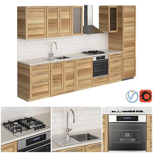 KitchenMetod Torhamn  3D model