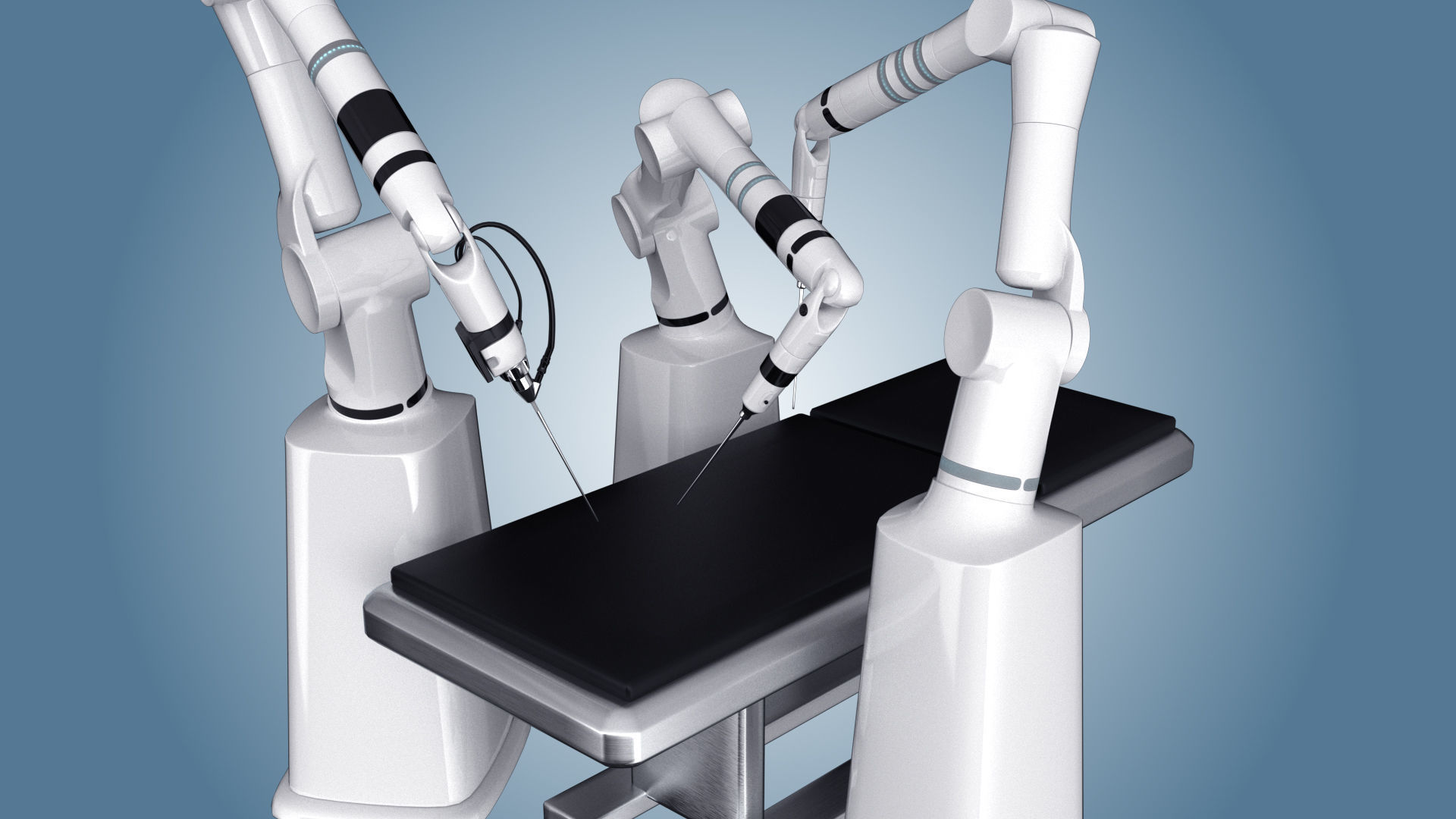 Robot surgery machine 3D model_2