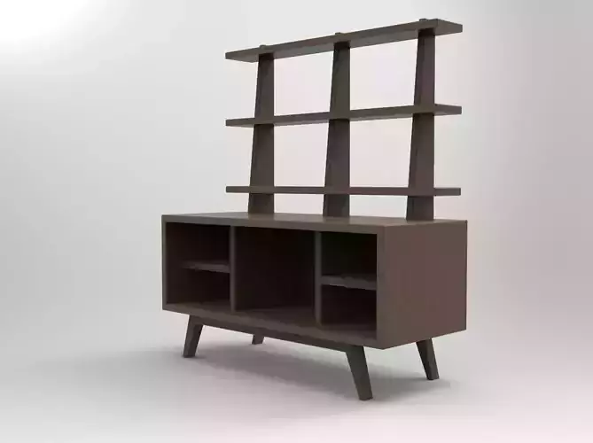 TV Unit for Doll House 3D print model