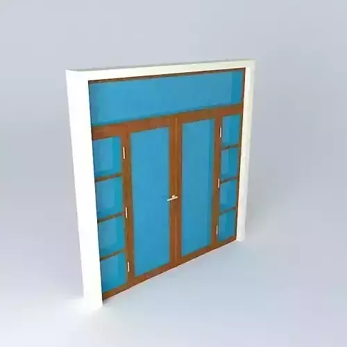 Main glass door