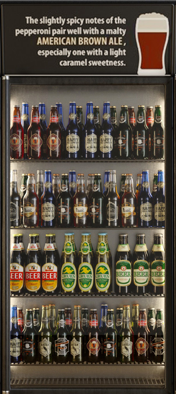 Alcoholic Set Storefront 3D model_3