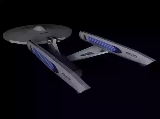 Star Trek Enterprise Constitution Refit - Game Ready