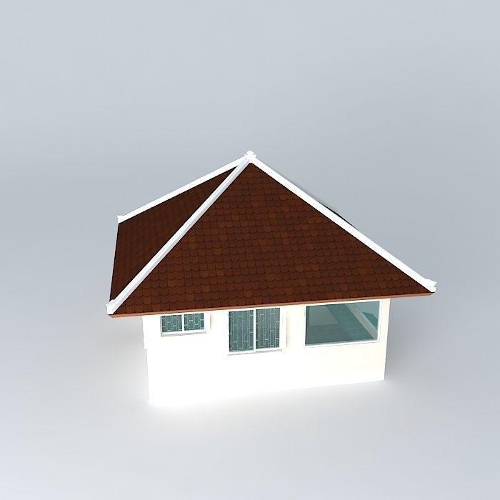Guard House 3D model_2