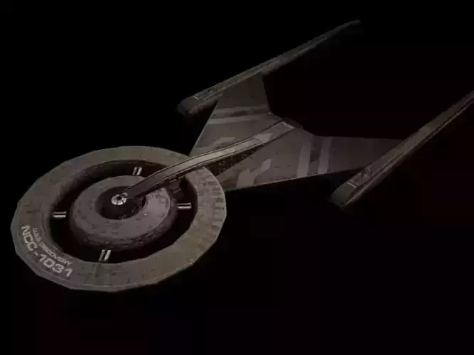 USS Discovery - Lowpoly Gameready