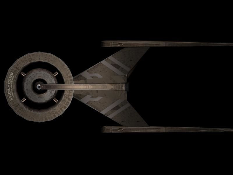 USS Discovery - Lowpoly Gameready Low-poly 3D model_1