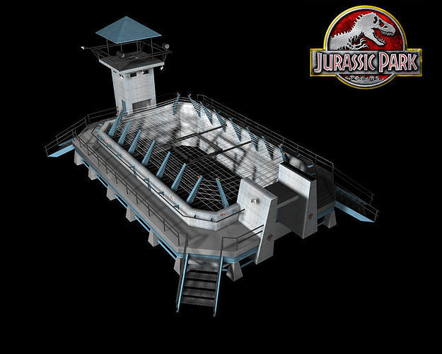 Velociraptor Pen from Jurassic Park 3D model