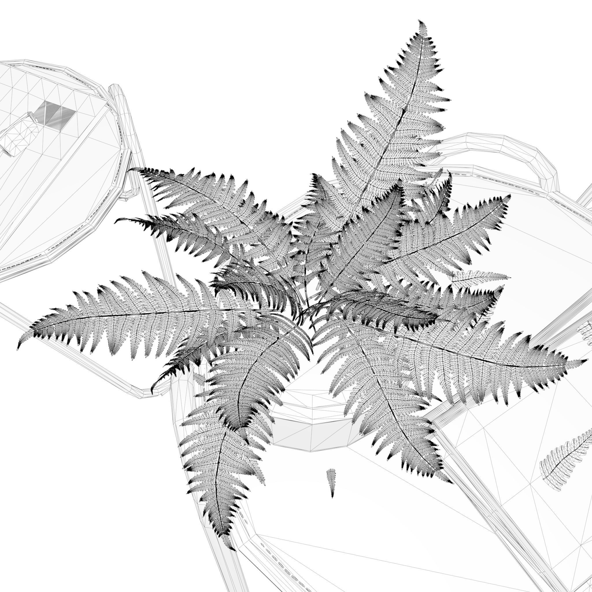 Side Table Apelle Chic 3D model_7