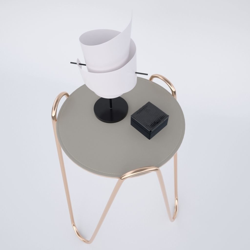 Side Table Apelle Chic 3D model_4