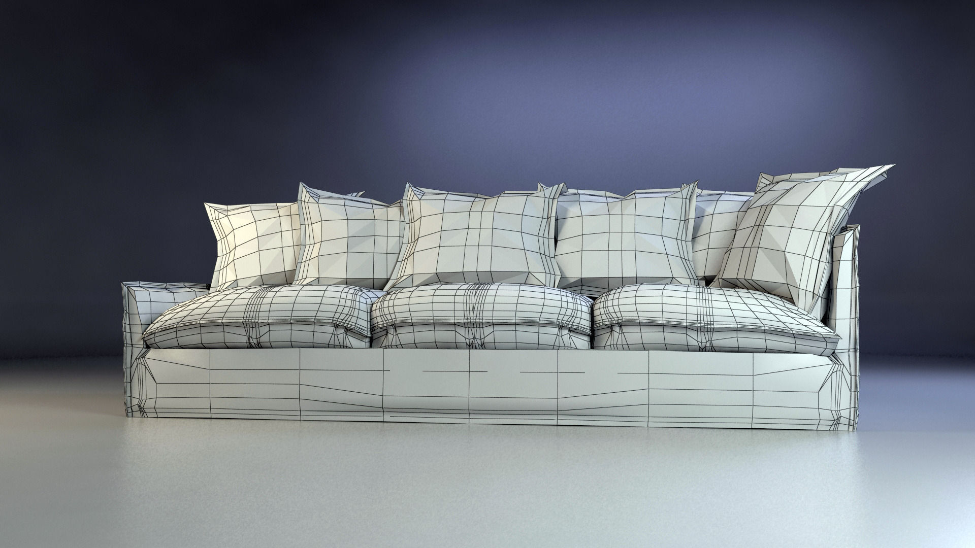 Modern Sofa 3D model_5