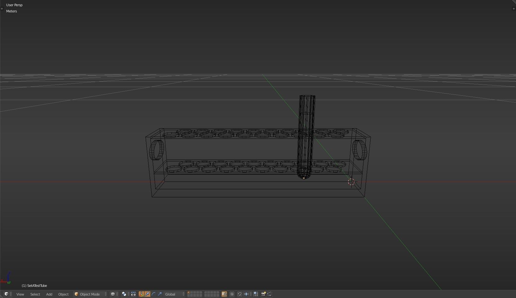 TestTube test tube with liquid in it Low-poly 3D model_14