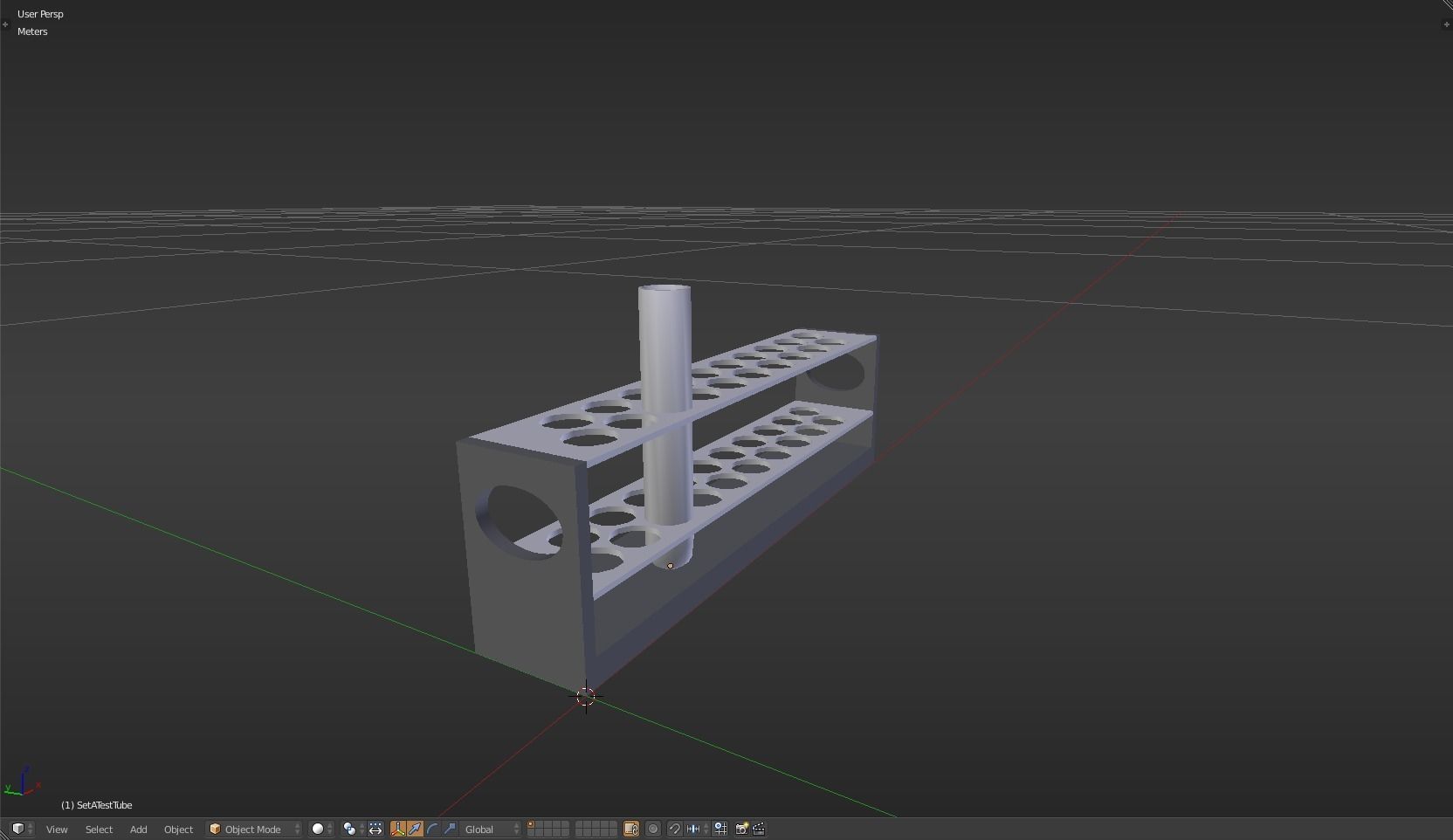 TestTube test tube with liquid in it Low-poly 3D model_30