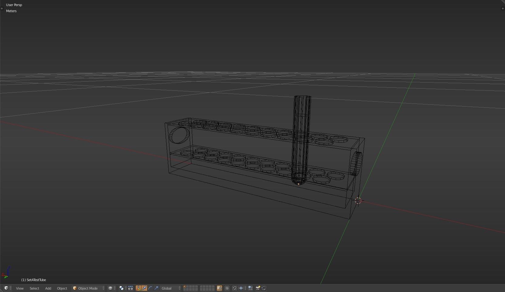 TestTube test tube with liquid in it Low-poly 3D model_15